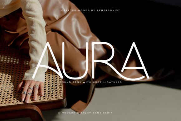 Aura: A Modern Typeface for Polished, Standout Designs