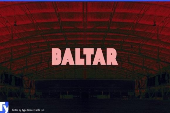 Baltar: Bold & Quirky Sans Serif for Impact