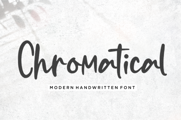 Chromatical: A Ravishing Paint Brushed Script Font