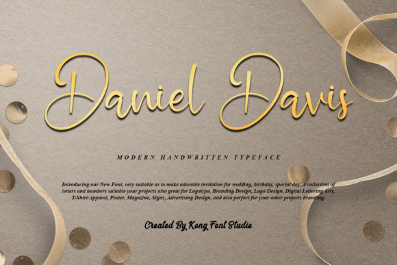 Daniel Davis Font: A Playful Script for Creative Projects