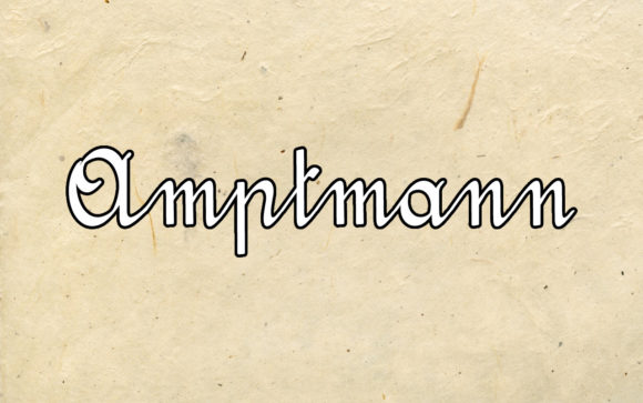 Discover the Elegance of Amptmann Script