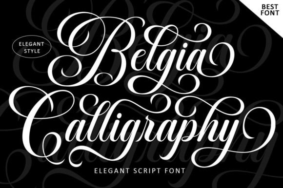 Discover the Elegance of Belgia Calligraphy Script