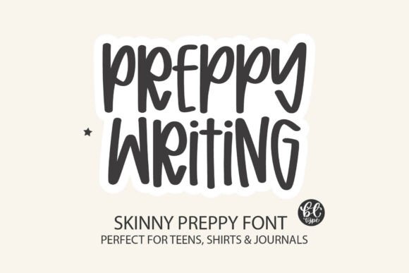 Discover the Preppy Writing Font for Your Designs