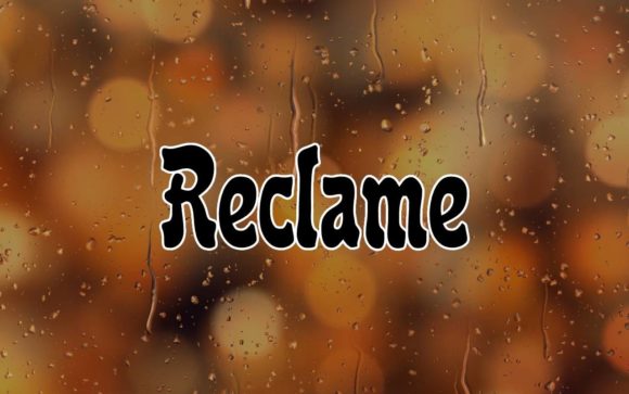 Discovering the Elegance of Reclame Font