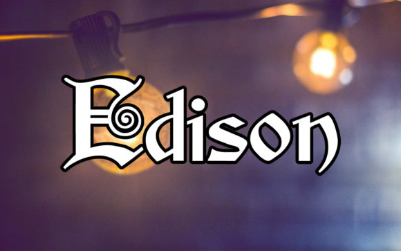 Edison: A Bold Blackletter Font for Modern Design