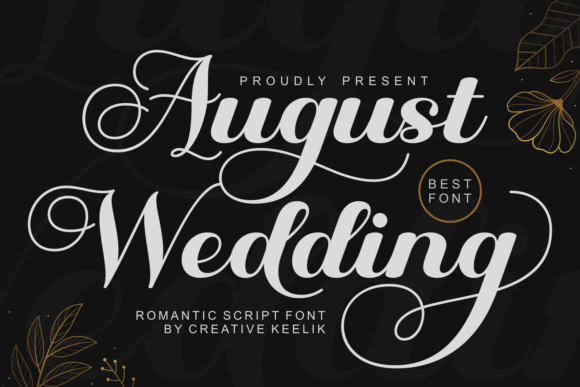 Elevate Your Designs with August Wedding Font