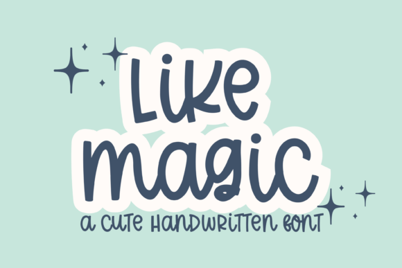 Like Magic: A Charming Script Font for Every Crafter