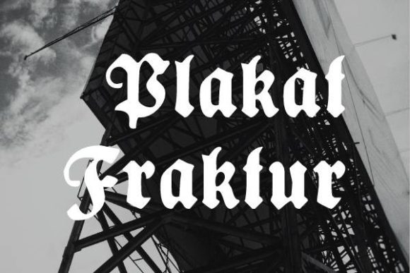 Plakat Fraktur: A Gothic Display Font for Bold Designs