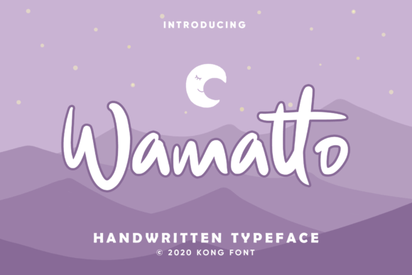 Wamatto: A Playful Handwritten Font for Creative Designs